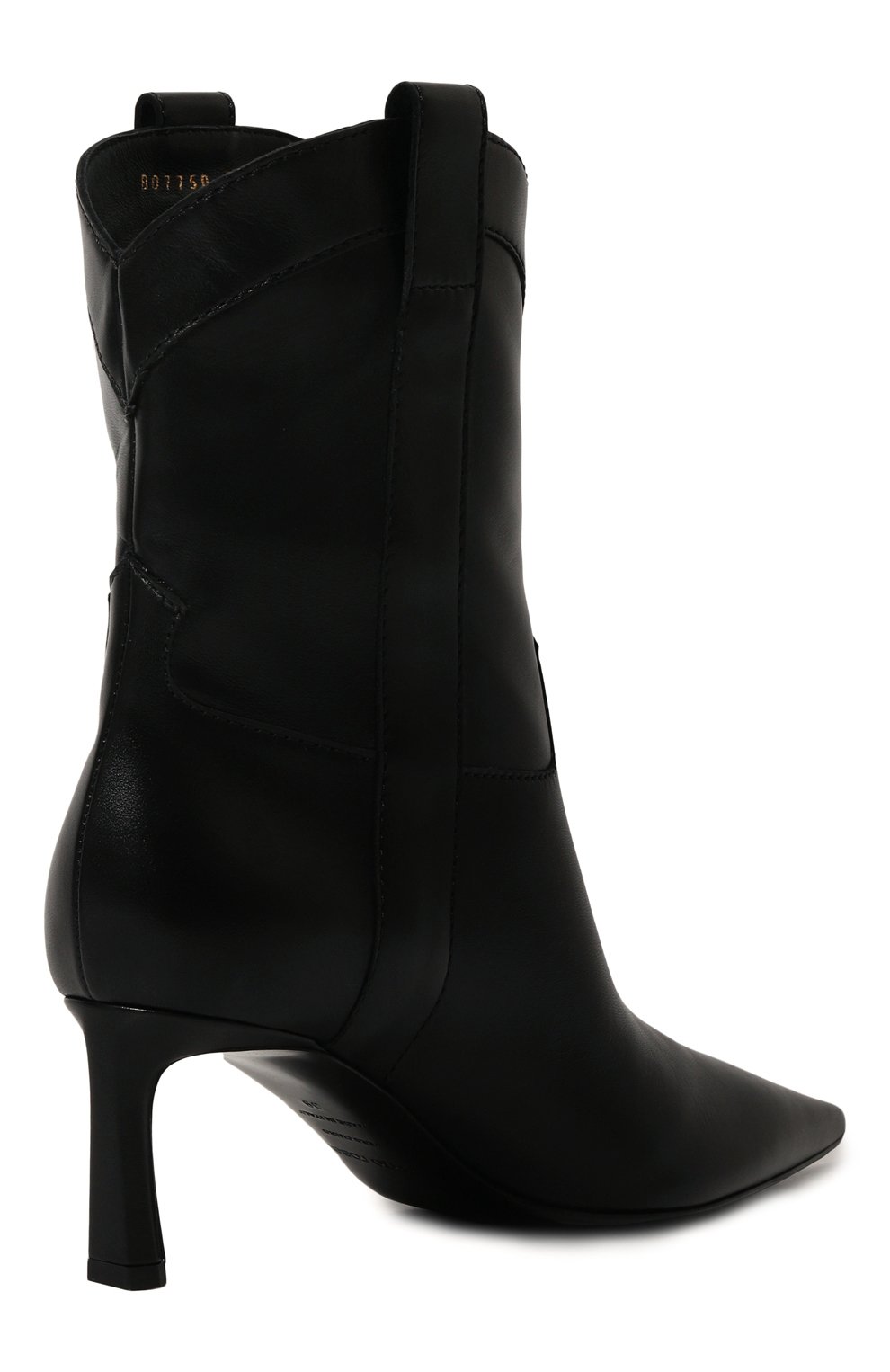 Кожаные ботильоны sr guadalupe 60 SERGIO ROSSI черного цвета по цене 87550 руб., арт. B07750/MNAN07, фото 5 Кожаные ботильоны sr guadalupe 60 SERGIO ROSSI, арт. B07750/MNAN07, фото 5