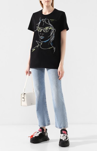 Хлопковая футболка OFF-WHITE, арт. 0WAA049E19B070621001, фото 2