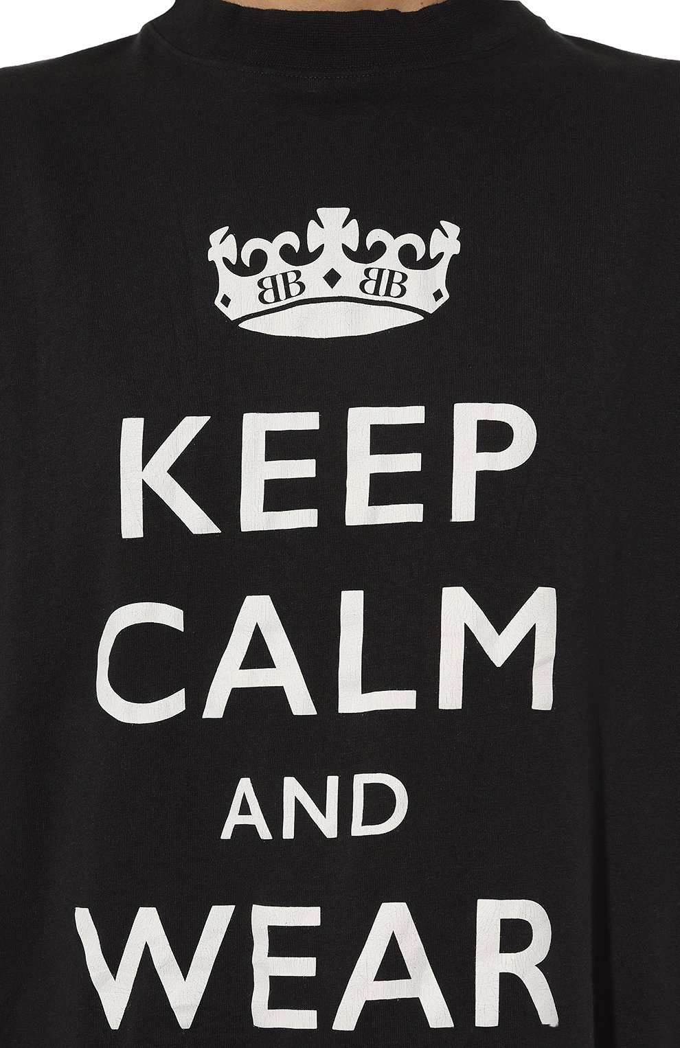 Хлопковая футболка BALENCIAGA, арт. 787349/TRVC6, фото 5