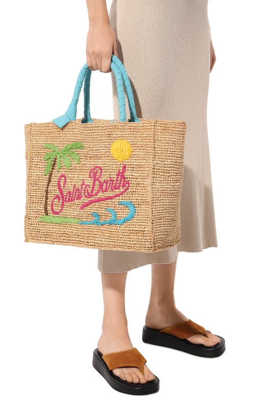 Сумка-тоут MC2 Saint Barth STBA/VANITY RAFFIA/00265D Разноцветный  STBA/VANITY RAFFIA/00265D Фото 2