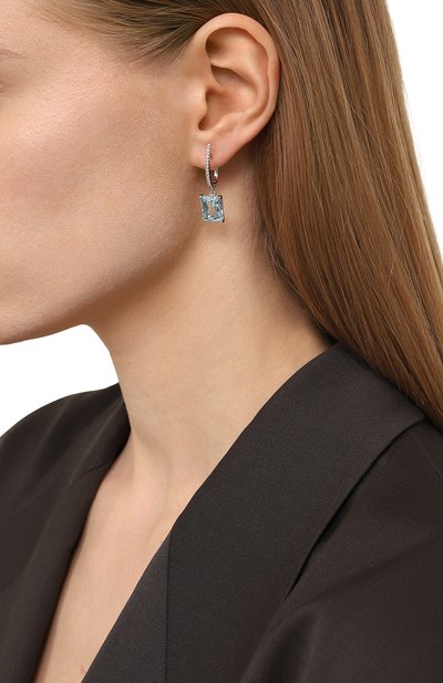Серьги с голубыми топазами SECRETS JEWELRY, арт. СГТБС00507, фото 2