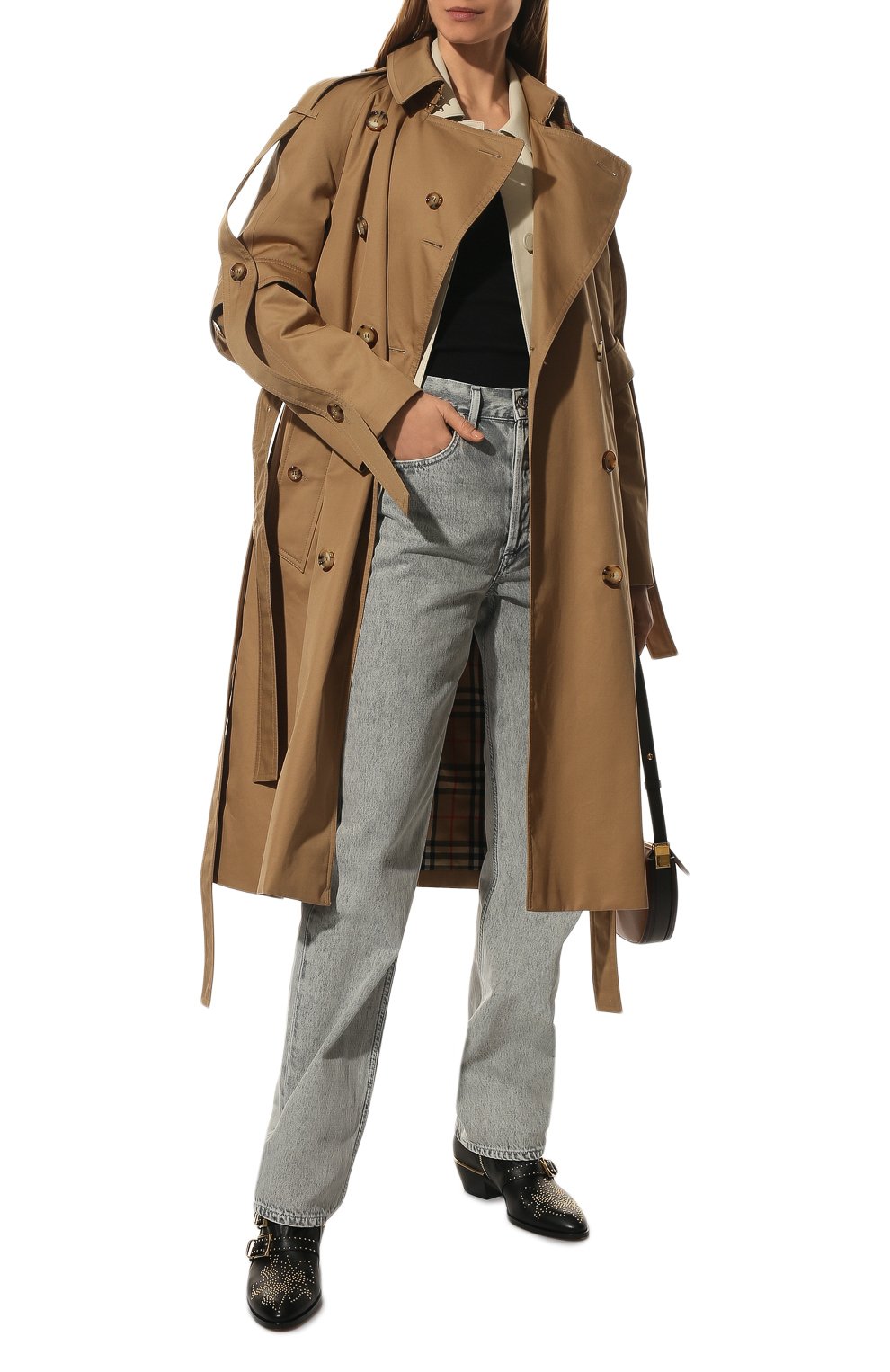 Кожаные казаки susanna CHLOÉ черного цвета по цене 118000 руб., арт. CHC16A13475, фото 2 Кожаные казаки susanna CHLOÉ, арт. CHC16A13475, фото 2