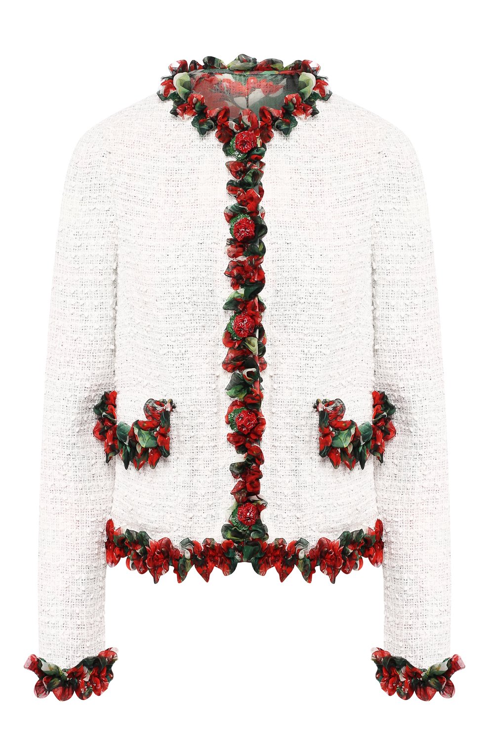Жакет из смеси хлопка и шелка DOLCE & GABBANA, арт. F2800Z/FUM9I, фото 1
