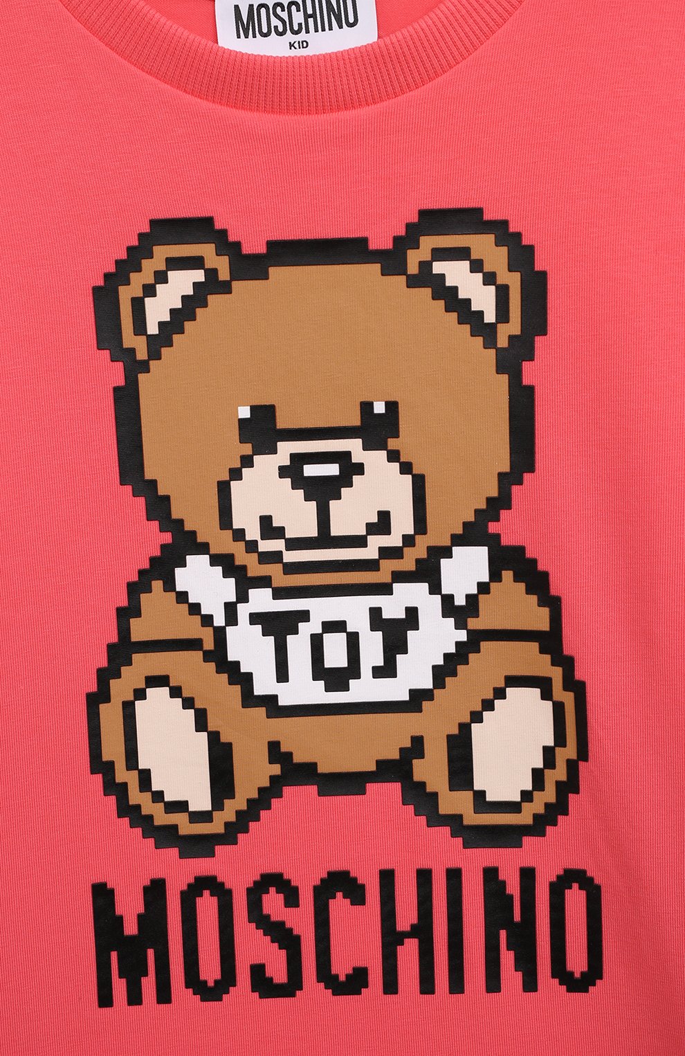 Хлопковая футболка MOSCHINO, арт. H9M02X/LBA10/4A-8A, фото 3