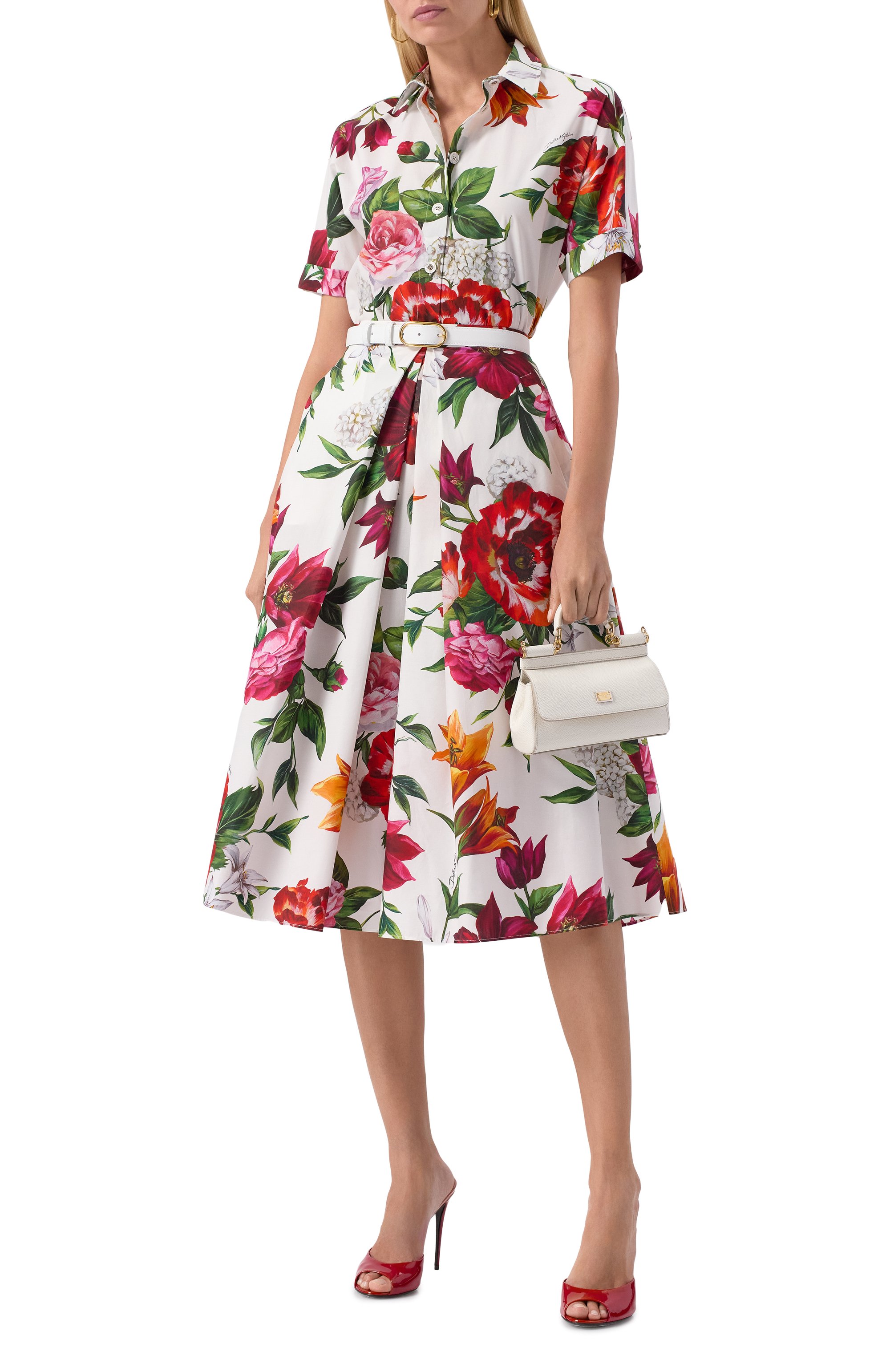 Хлопковая юбка DOLCE & GABBANA, арт. F4C10T/HS5TQ, фото 2