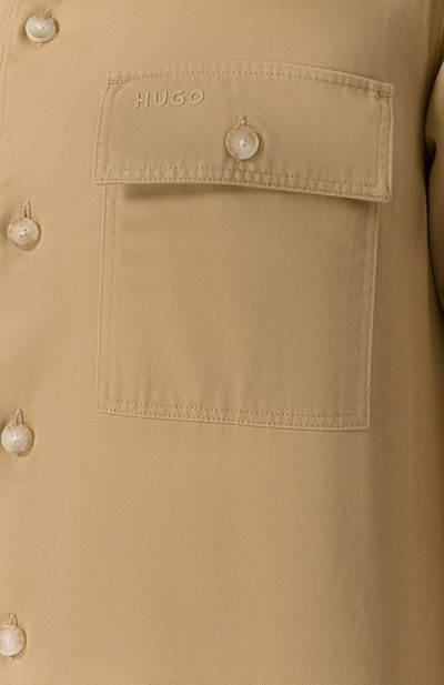 Хлопковая куртка-рубашка HUGO, арт. 50545383, фото 5