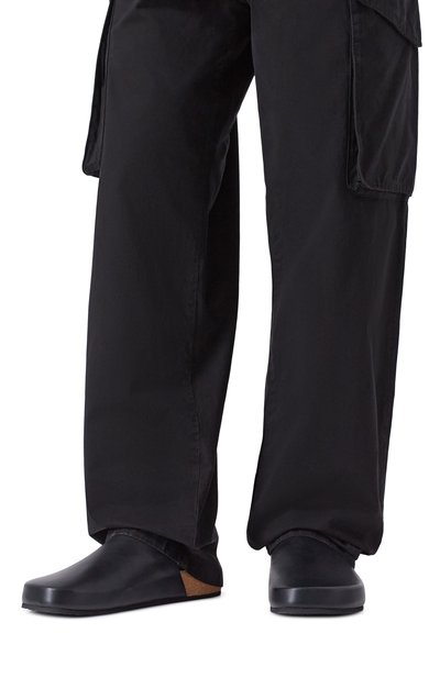 Кожаные сабо balenciaga x scholl BALENCIAGA, арт. 827677/WB2U0, фото 3