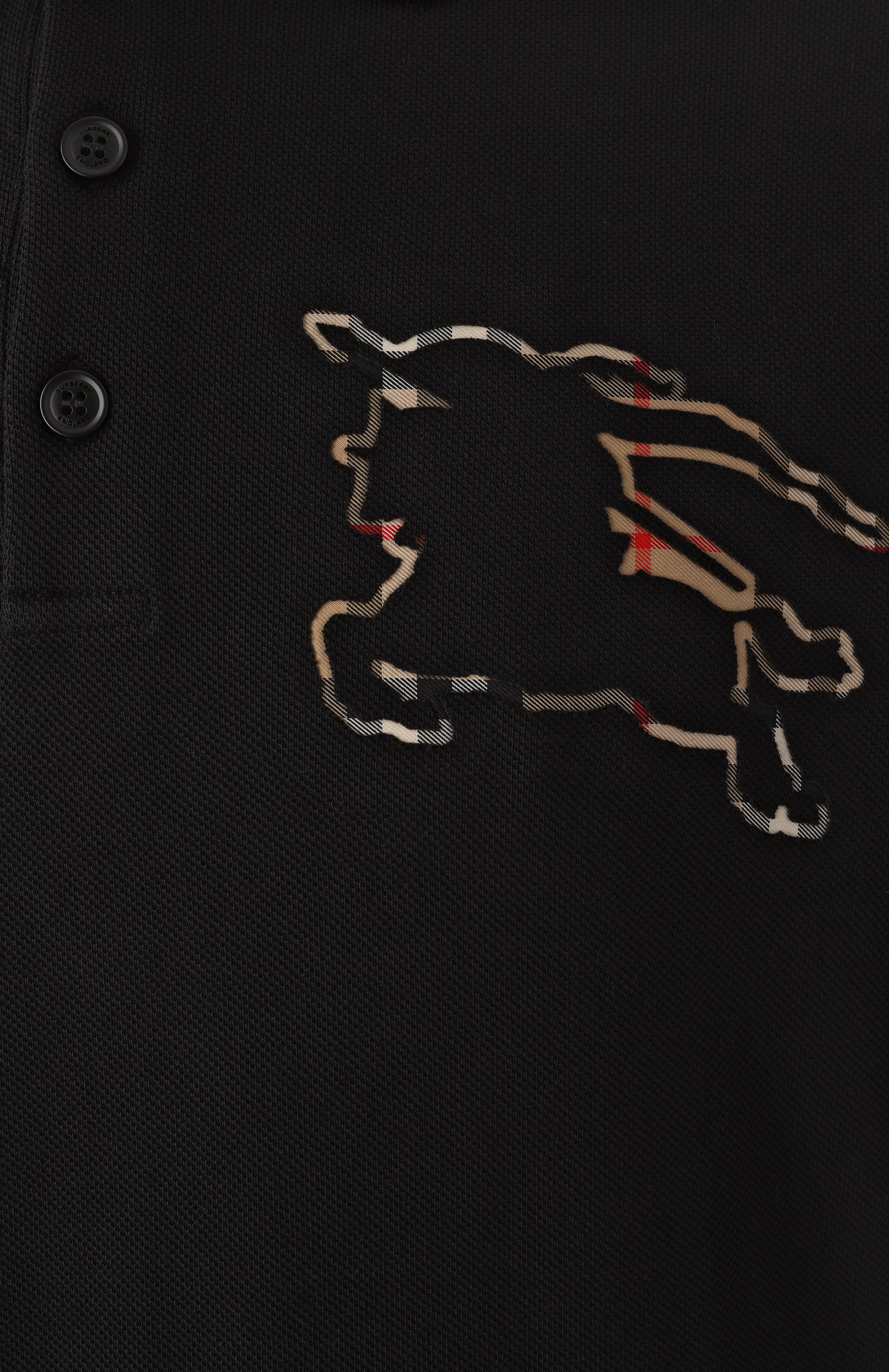 Хлопковое поло BURBERRY, арт. 8070682, фото 6