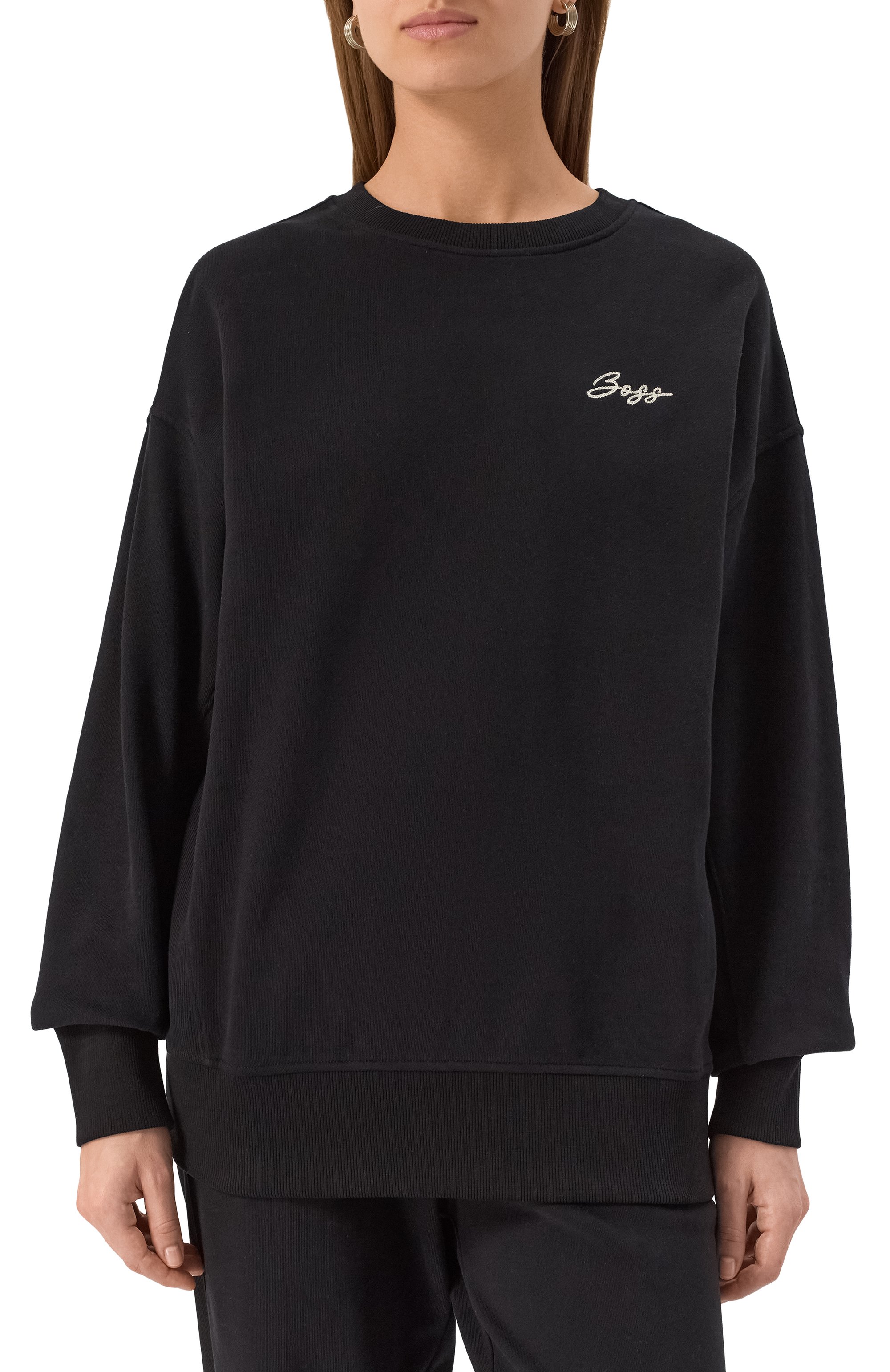 Хлопковый свитшот BOSS ORANGE, арт. 50540266, фото 3