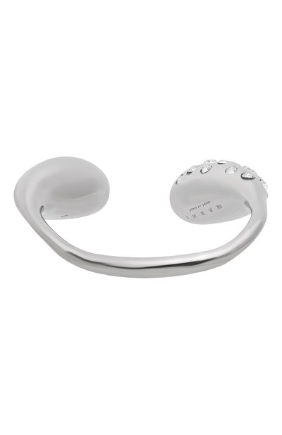 Кольцо на два пальца MARNI серебряного цвета по цене 42850 руб., арт. ANMV0141A0 P6527, фото 3 Кольцо на два пальца MARNI, арт. ANMV0141A0 P6527, фото 3