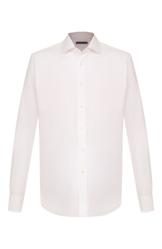 Хлопковая сорочка Corneliani 25P100-2511700 Белый 25P100-2511700