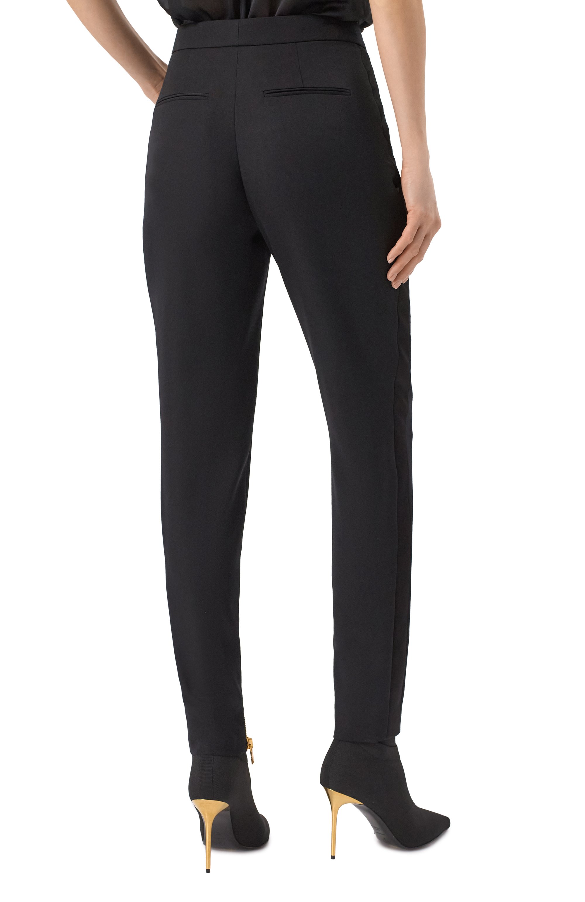 Шерстяные брюки BALMAIN, арт. EF0PM045/ME54, фото 4