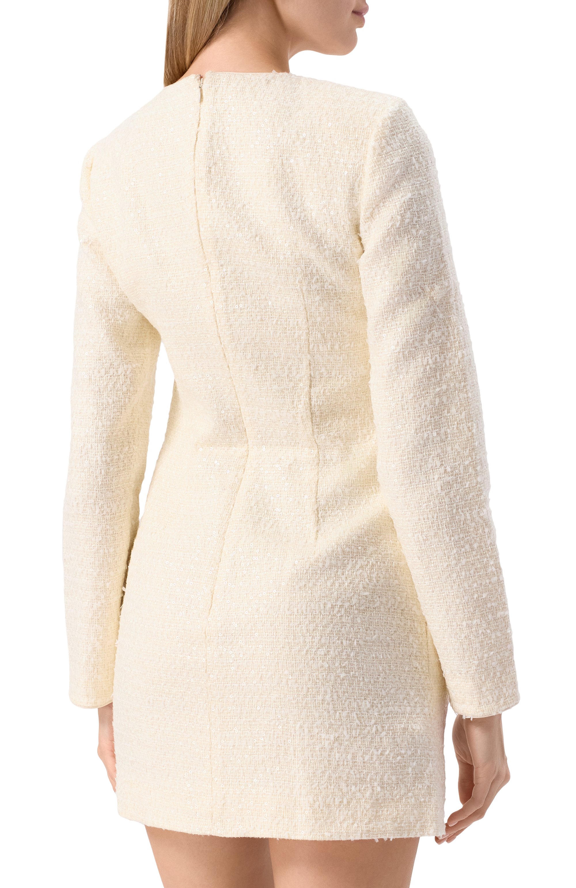 Твидовое платье SELF-PORTRAIT, арт. RS25-027S-C, фото 4