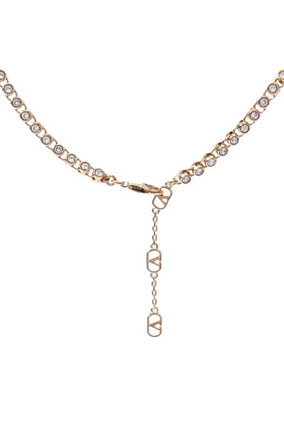 Колье VALENTINO золотого цвета по цене 215000 руб., арт. 9W2J0BY9/YCW, фото 4 Колье VALENTINO, арт. 9W2J0BY9/YCW, фото 4