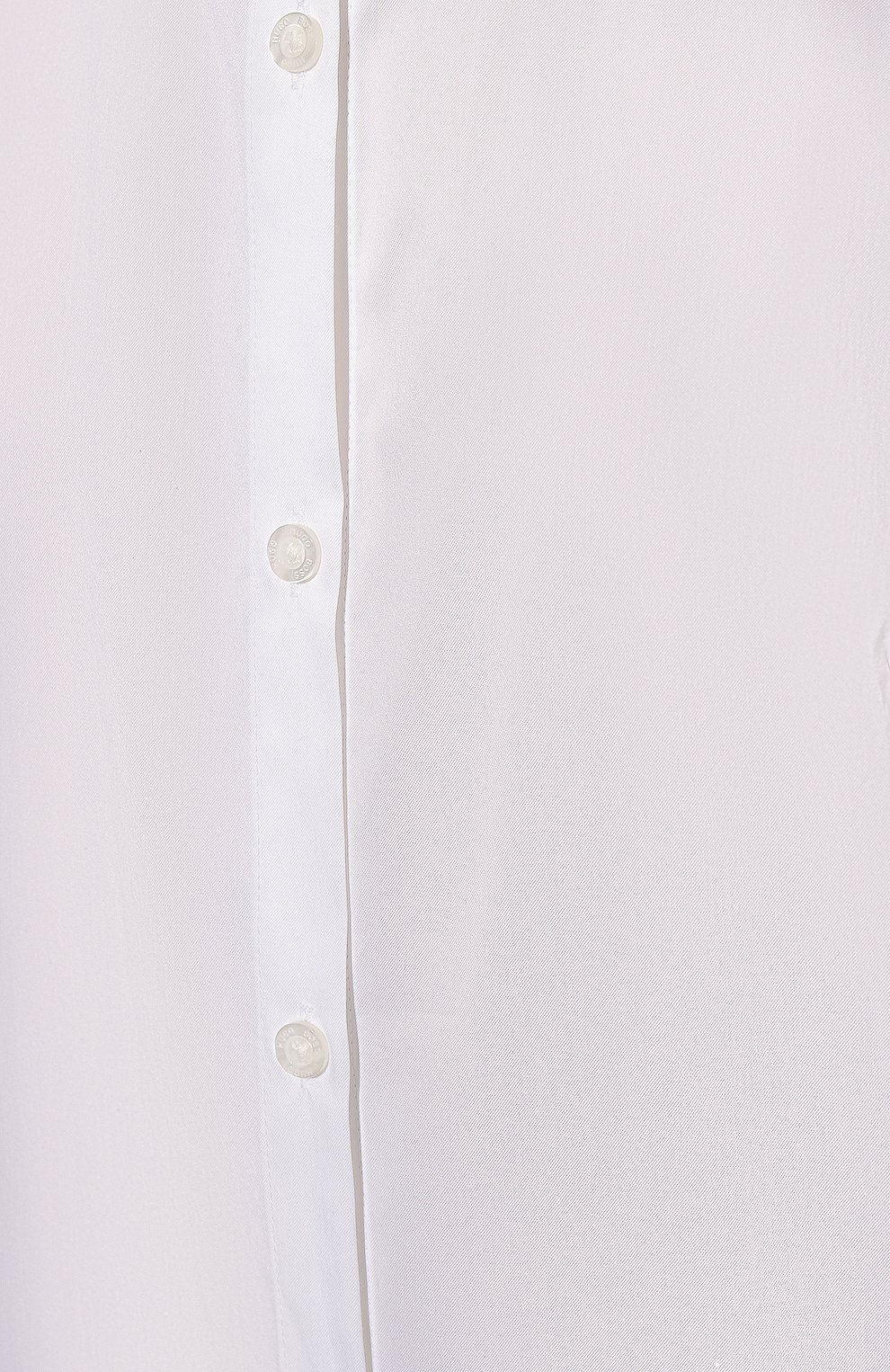 Хлопковая рубашка HUGO белого цвета по цене 14950 руб., арт. 50416895, фото 5 Хлопковая рубашка HUGO, арт. 50416895, фото 5