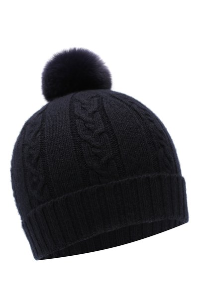 Кашемировая шапка с меховым помпоном LORO PIANA, арт. FAI7330, фото 1