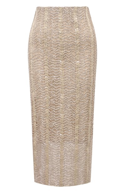 Юбка с отделкой пайетками BRUNELLO CUCINELLI, арт. MP156G3629, фото 1