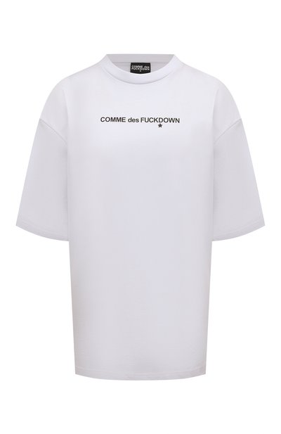 Женская хлопковая футболка COMME DES FUCKDOWN, арт. CDFD1871STMM1