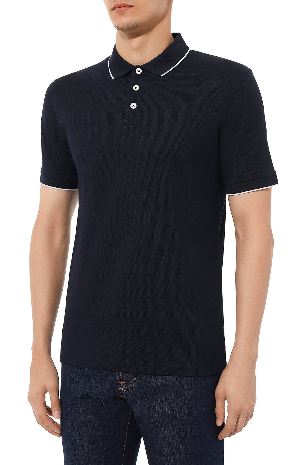 Хлопковое поло GIORGIO ARMANI, арт. 3KSF75/SJMZZ, фото 3