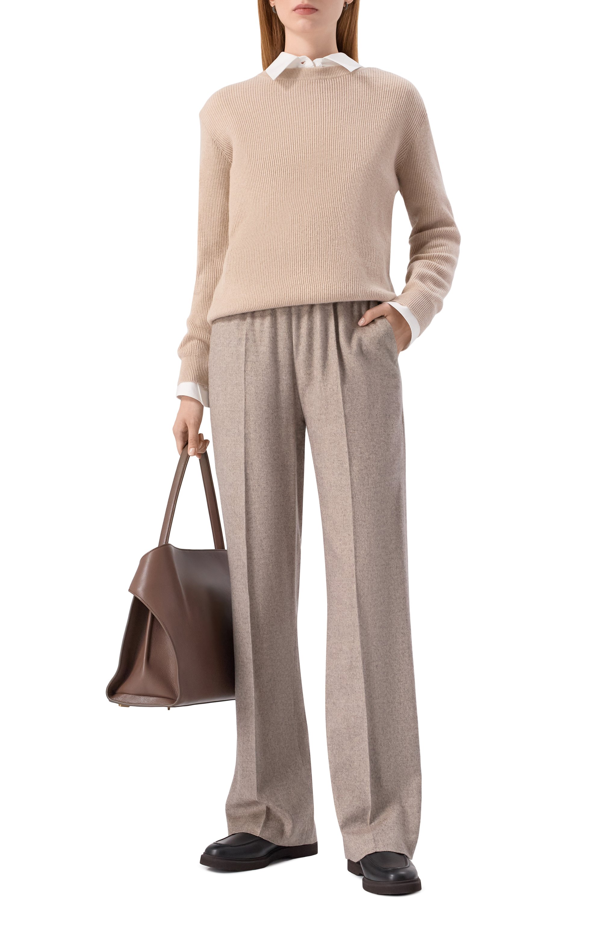 Брюки из шелка и кашемира COLOMBO, арт. PA00548/TF/50504-620, фото 2