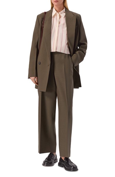 Кожаные пенни-лоферы james BOTTEGA VENETA черного цвета по цене 191500 руб., арт. 855210/VBPB0, фото 3 Кожаные пенни-лоферы james BOTTEGA VENETA, арт. 855210/VBPB0, фото 3