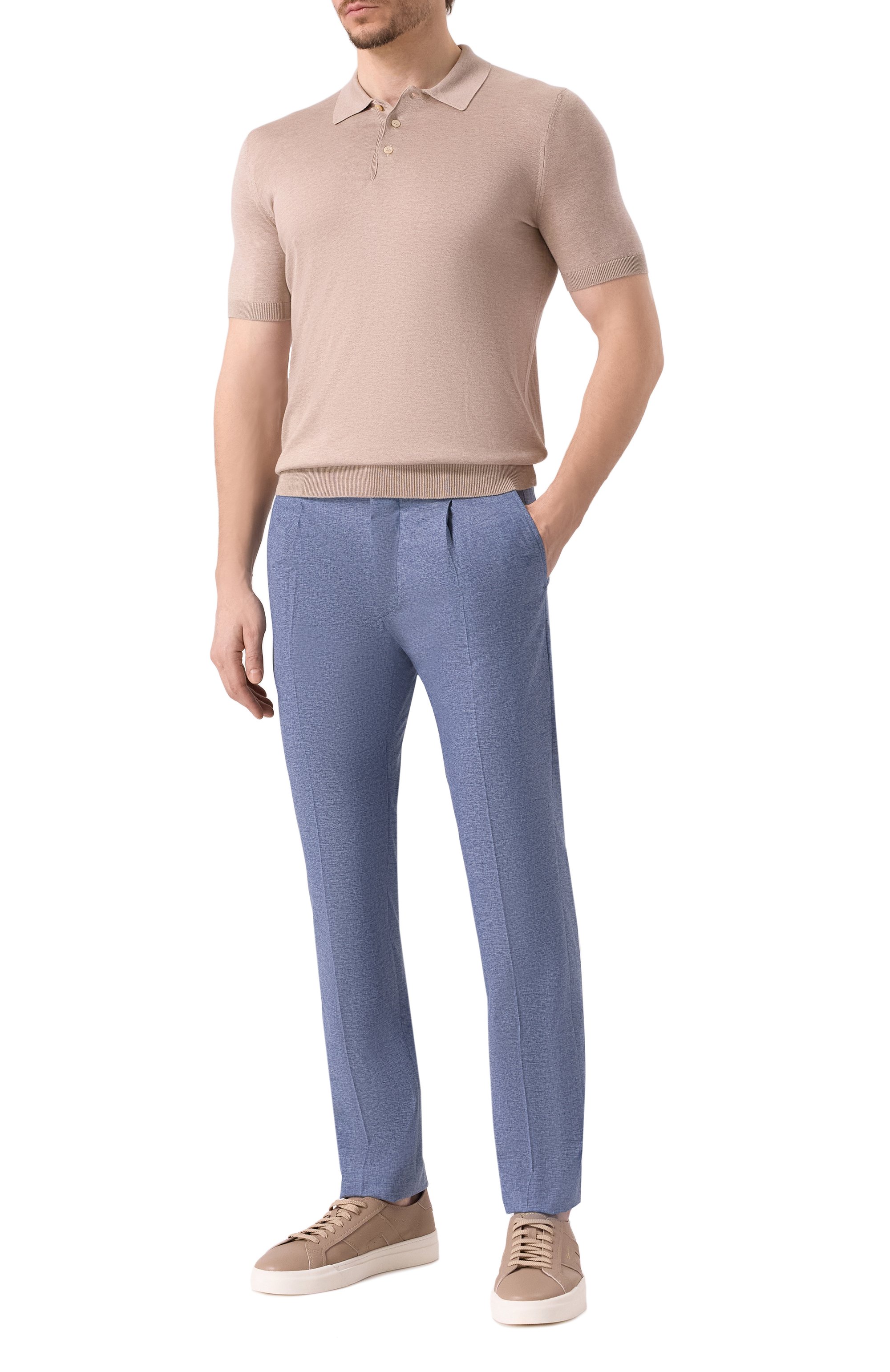 Брюки из шерсти и хлопка BERWICH, арт. BERT0/GB1866, фото 2