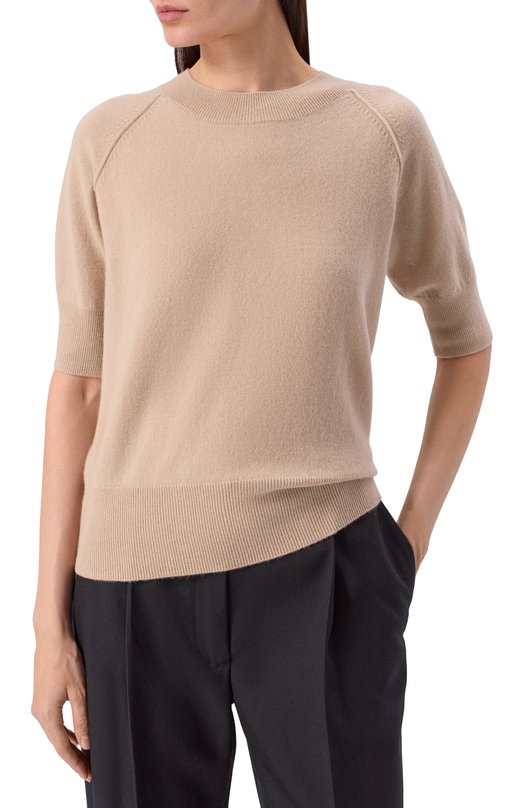 Кашемировый пуловер BOSS 50550873 Бежевый  50550873 Фото 3