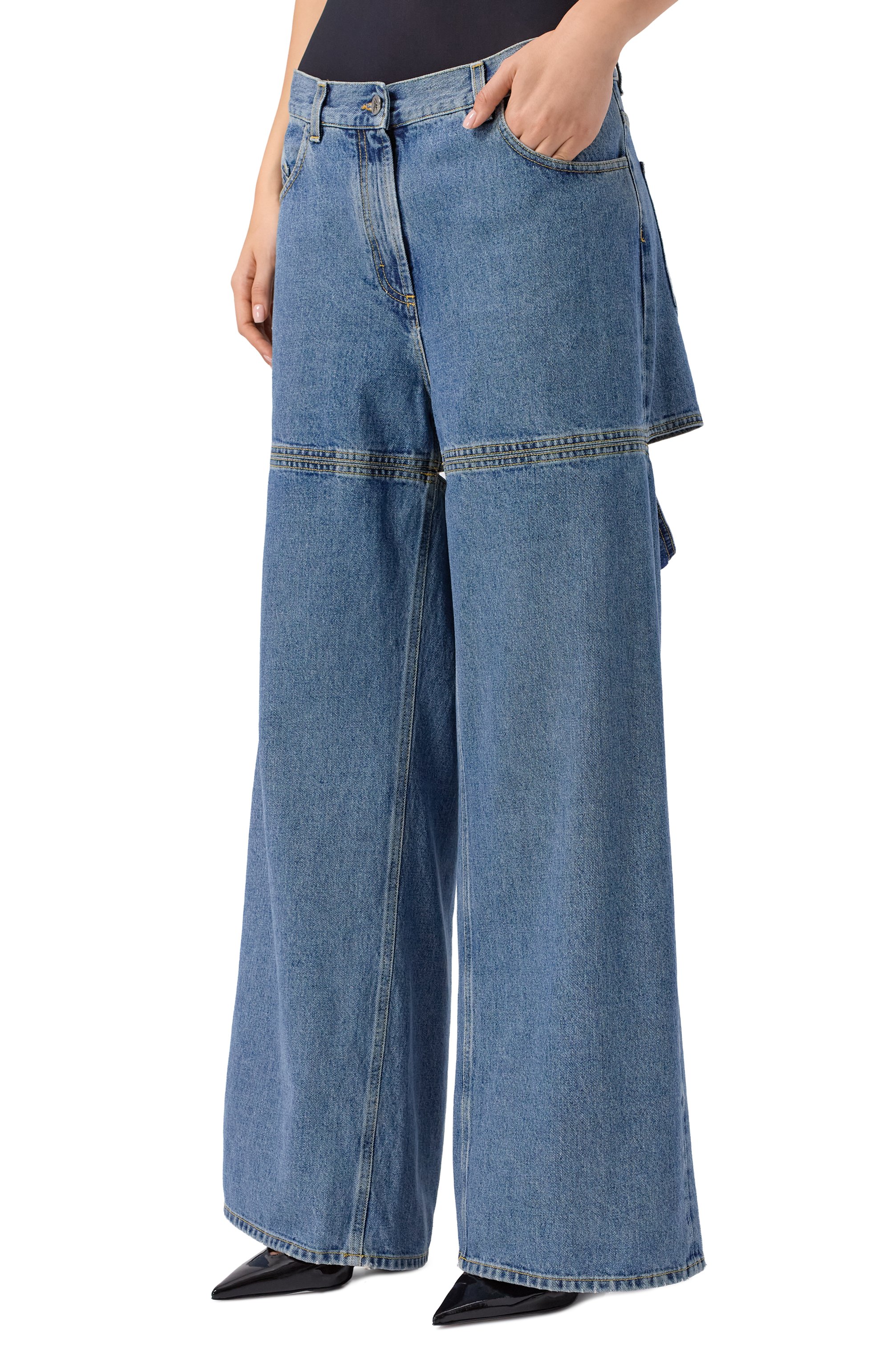 Джинсы THE ATTICO, арт. 251WCP00277/DDD085AA, фото 3