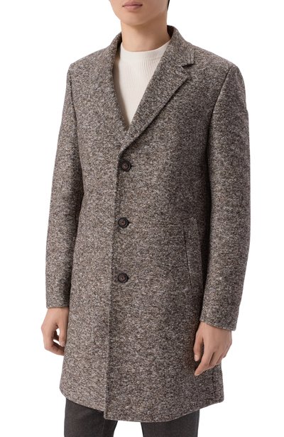 Пальто BOSS коричневого цвета по цене 89500 руб., арт. 50571846, фото 3 Пальто BOSS, арт. 50571846, фото 3