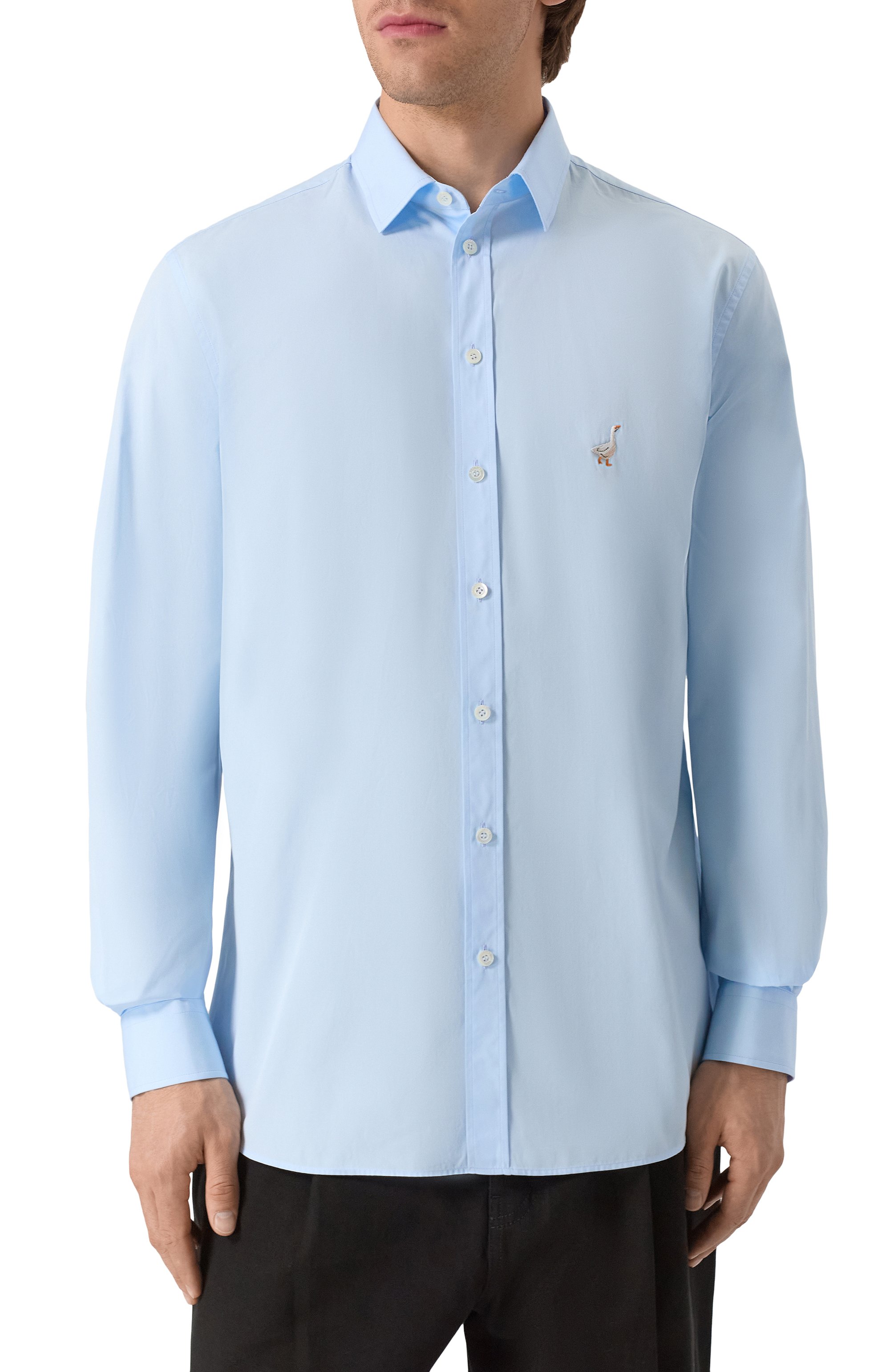 Хлопковая рубашка MOSCHINO, арт. J0223/5235, фото 3