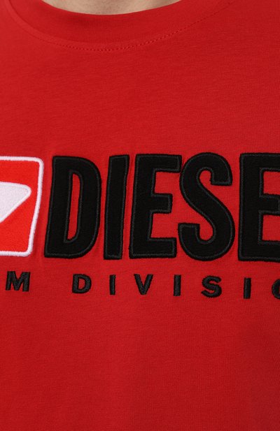 Хлопковая футболка DIESEL, арт. A03766/0GRAI, фото 5