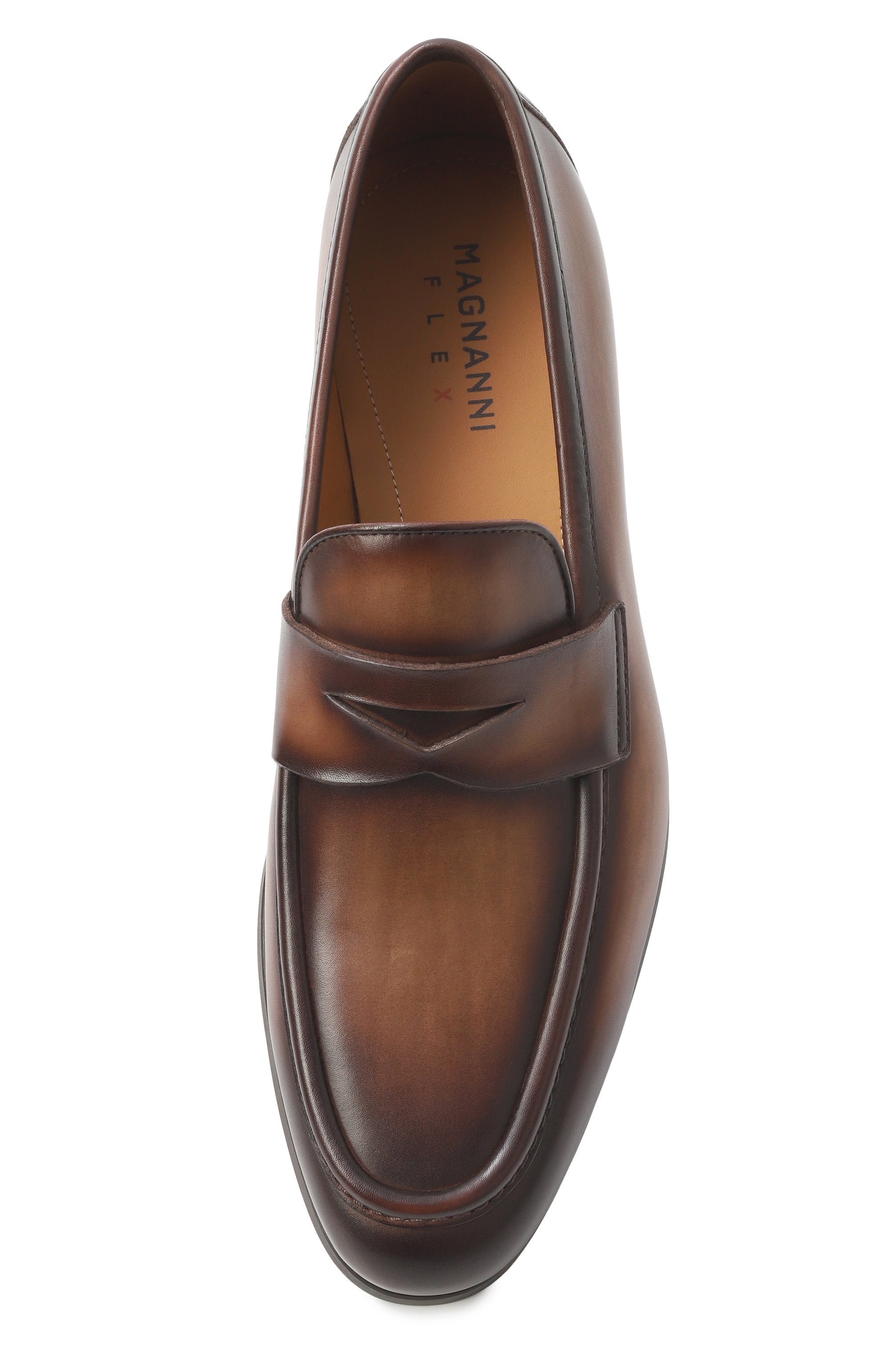 Кожаные пенни-лоферы dumas MAGNANNI, арт. 25617/B0WEN, фото 6