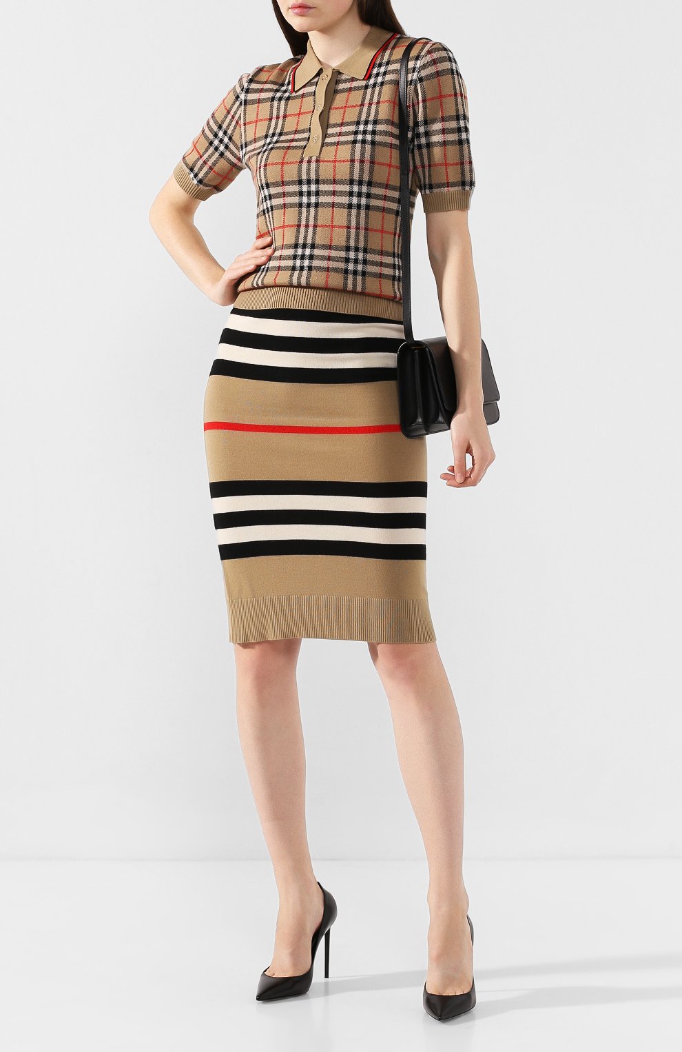 Шерстяная юбка BURBERRY, арт. 8015918, фото 2