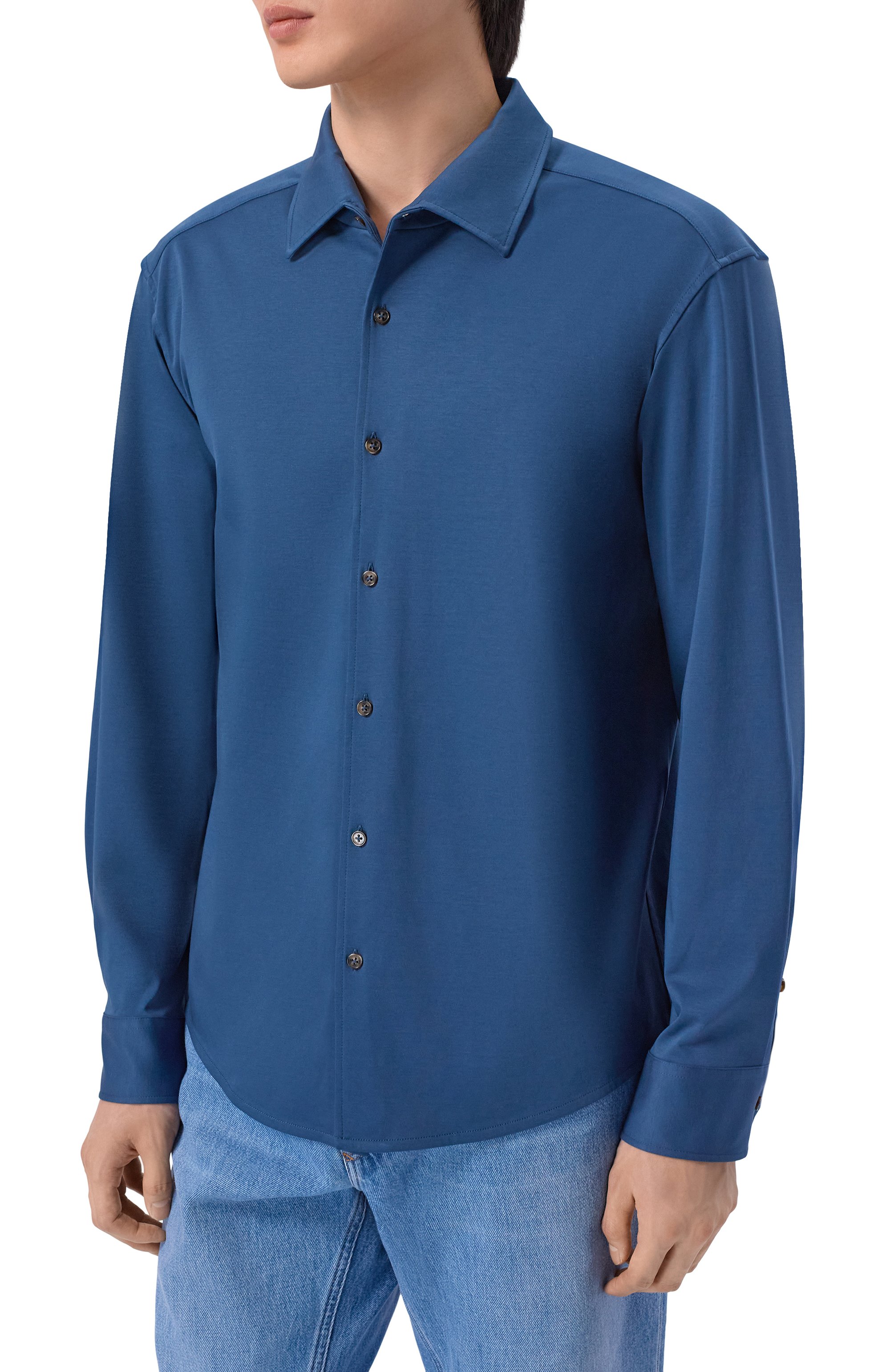 Хлопковая рубашка 12 STOREEZ, арт. 136300, фото 3