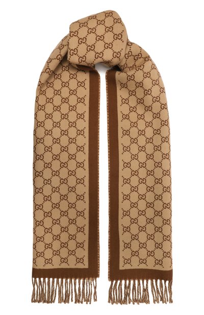 Шерстяной шарф GUCCI, арт. 835534/3G200, фото 1