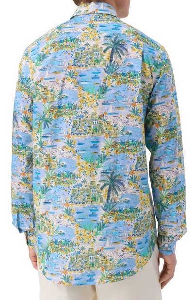 Хлопковая рубашка PAUL&SHARK, арт. 25413208CF, фото 4