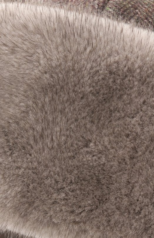 Меховая шапка-ушанка из норки FurLand 0130910010044600092 Серый  0130910010044600092 Фото 3