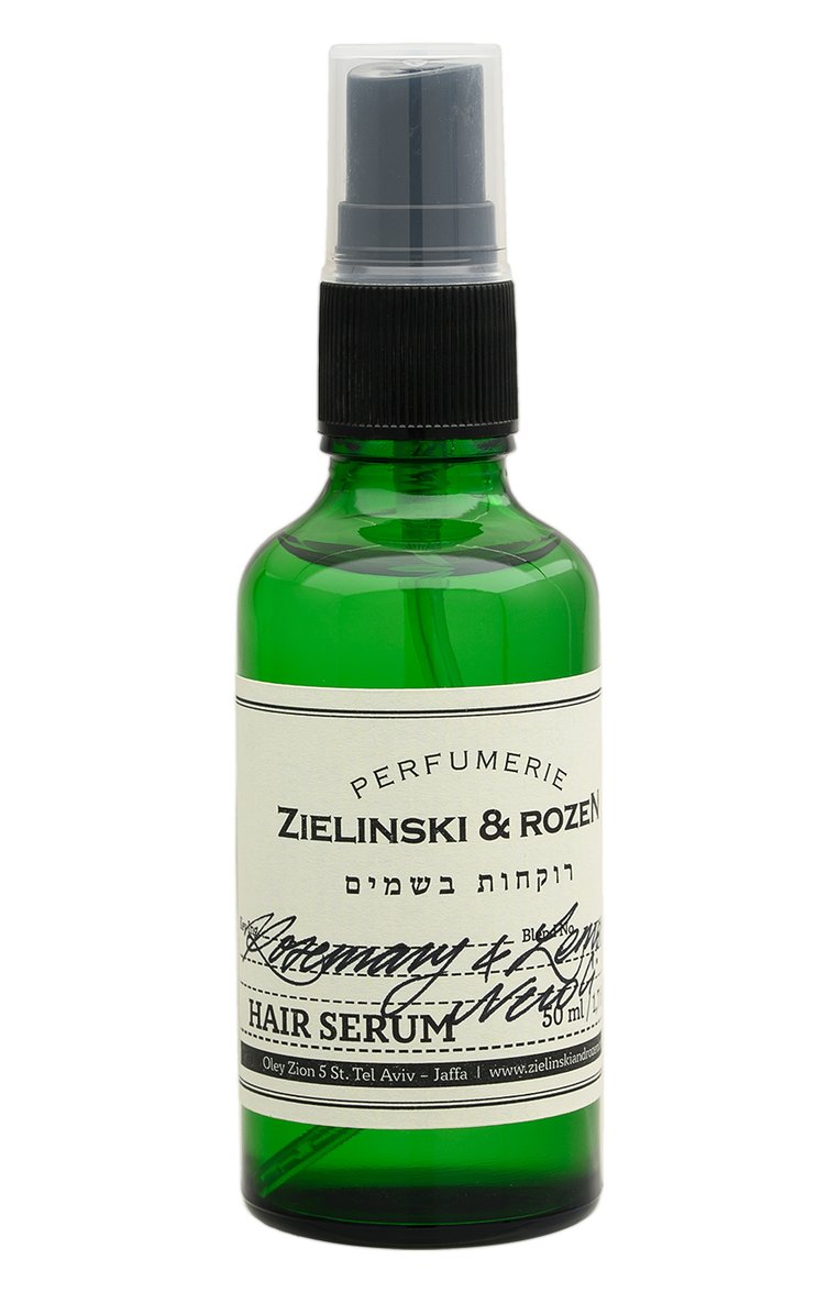 Сыворотка для волос розмарин, лимон (50ml) ZIELINSKI&ROZEN бесцветного цвета, арт. 7290116440477 | Фото 1 (Региональные ограничения белый список (Axapta Mercury): Не проставлено; Нос: Не проставлено; Назначение: Для волос; Тип продукта: Сыворотки; Тип волос: Для всех типов волос)