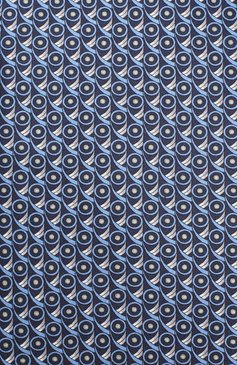 Мужской комплект из шелковых галстука и платка LANVIN темно-синего цвета, арт. 4162/TIE SET | Фото 3 (Материал: Текстиль, Шелк; Нос: Не проставлено)
