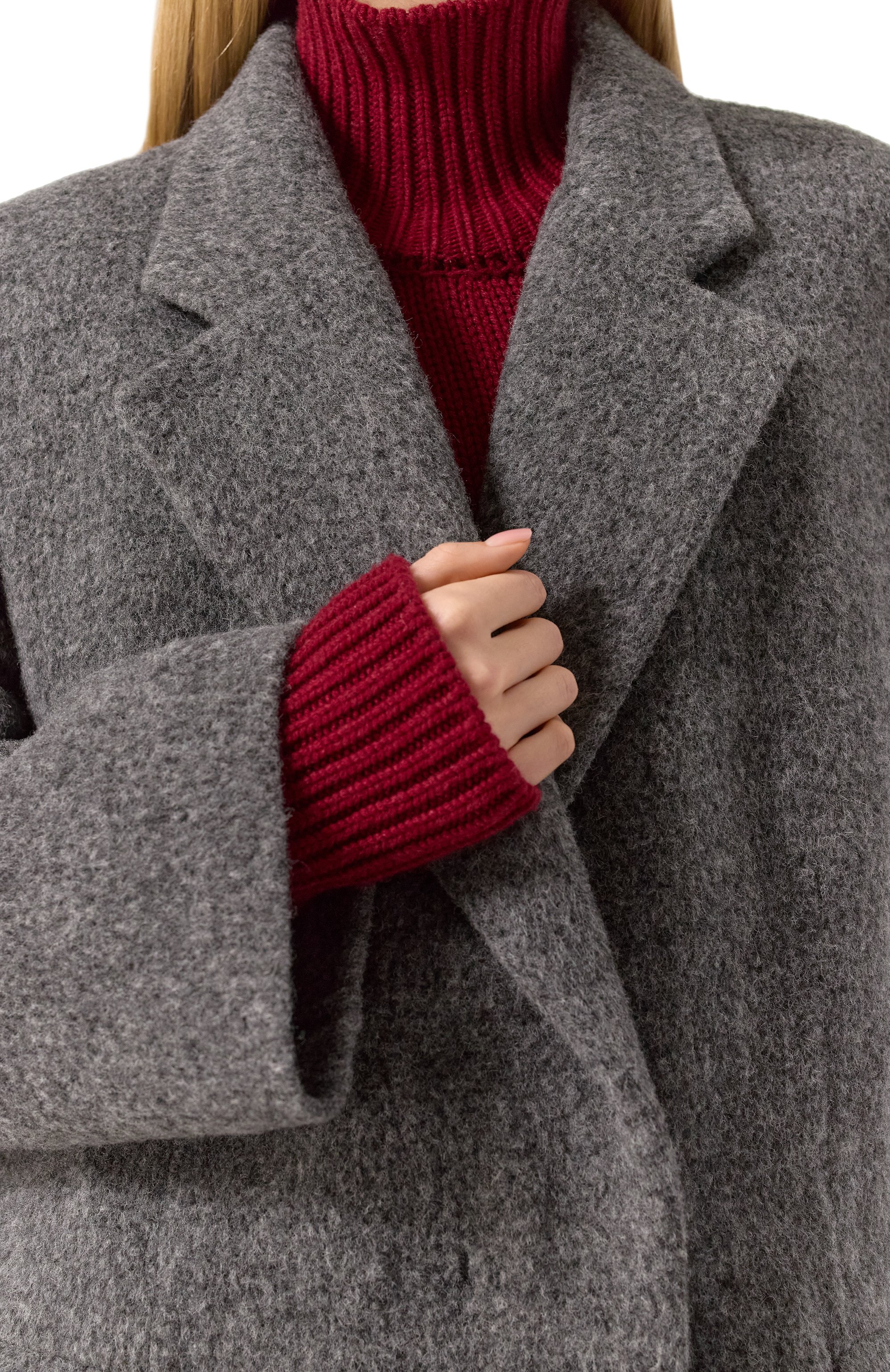 Шерстяное пальто JIL SANDER, арт. J02AA0176-J41387, фото 5