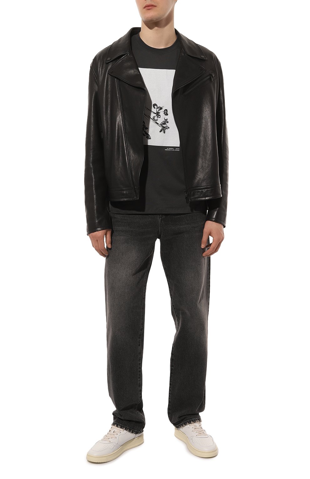 Хлопковая футболка bryce crew AG ADRIANO GOLDSCHMIED, арт. 70240LXYP/ATINKS, фото 2