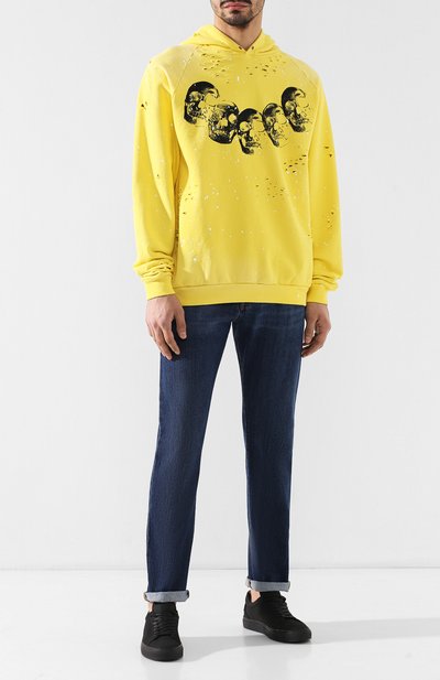 Хлопковое худи DOMREBEL, арт. AMIG0S/PULL0VER/H0LES AND PAINT, фото 2