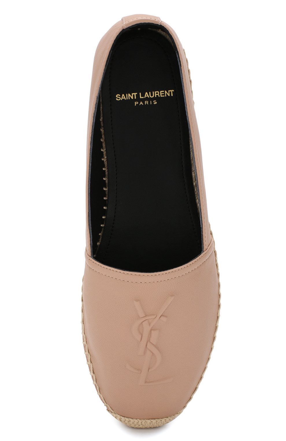 Кожаные эспадрильи SAINT LAURENT, арт. 458573/0RR00, фото 5