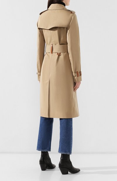Хлопковый тренч gabardine BURBERRY, арт. 8008842, фото 4