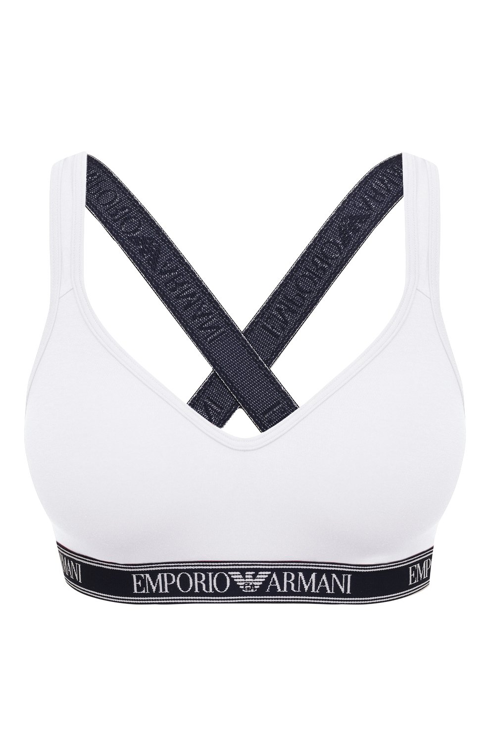  Хлопковый бра-топ EMPORIO ARMANI, арт. 163995/2R227, фото 1
