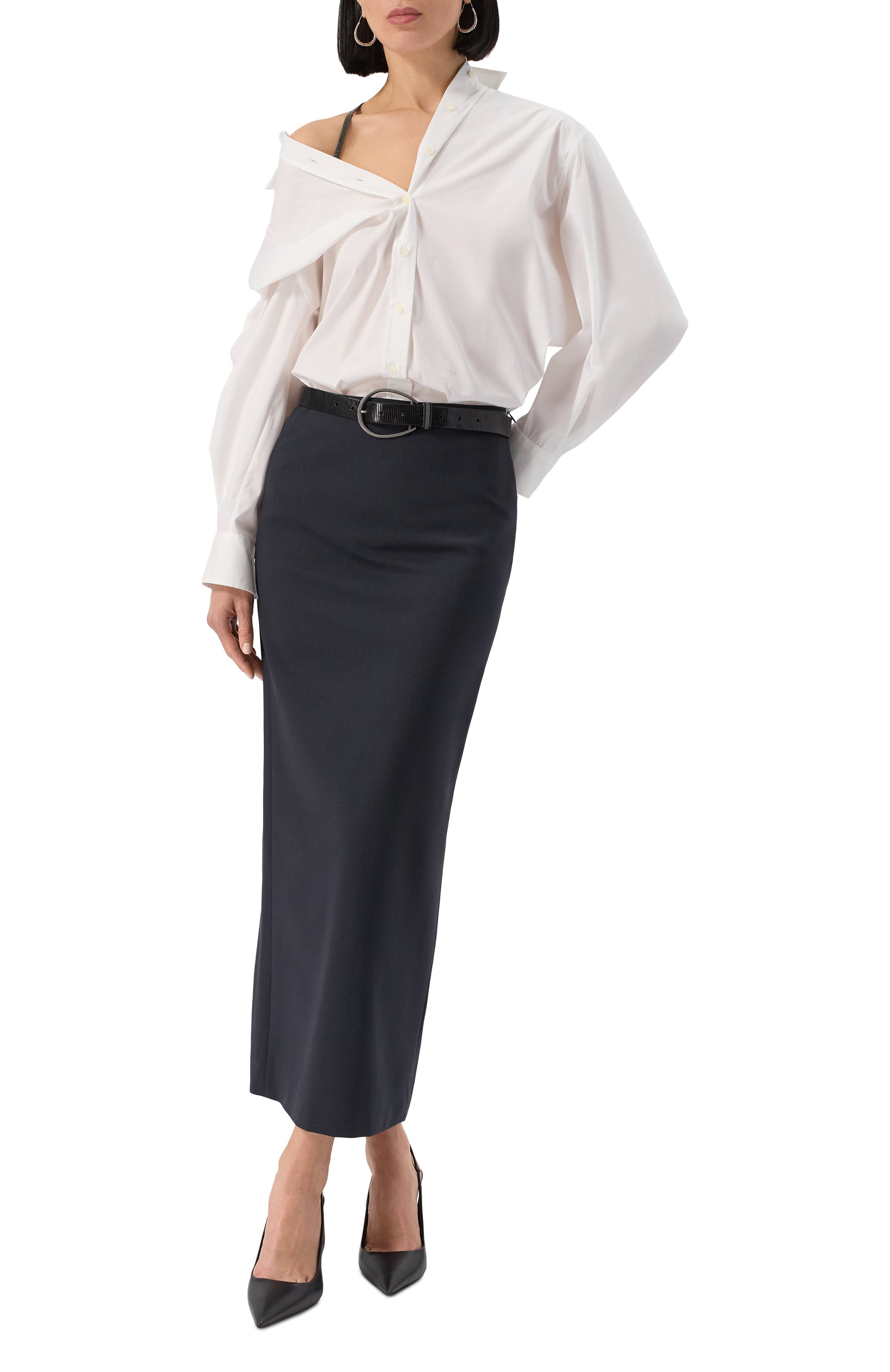 Хлопковая рубашка BRUNELLO CUCINELLI, арт. MP091ND806, фото 2