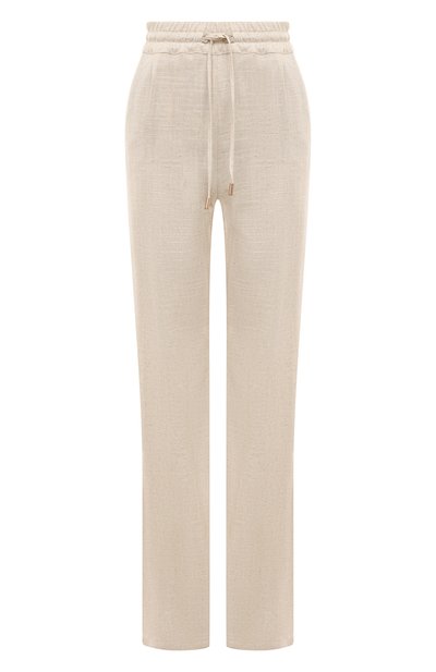 Женские брюки изо льна и вискозы FREEAGE, арт. WS24.PT107.2070.912