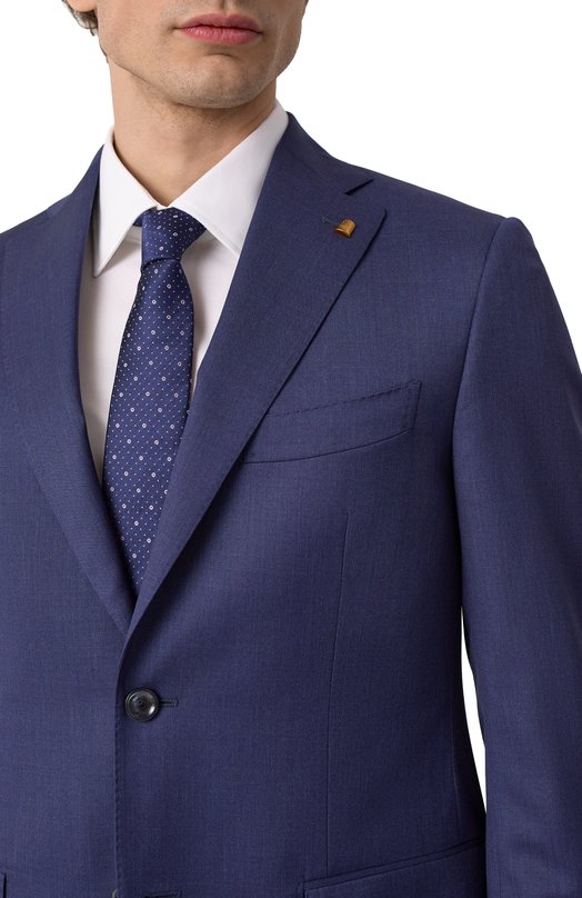 Шерстяной костюм Sartoria Latorre A6I7EF/UH0592 Синий  A6I7EF/UH0592 Фото 8