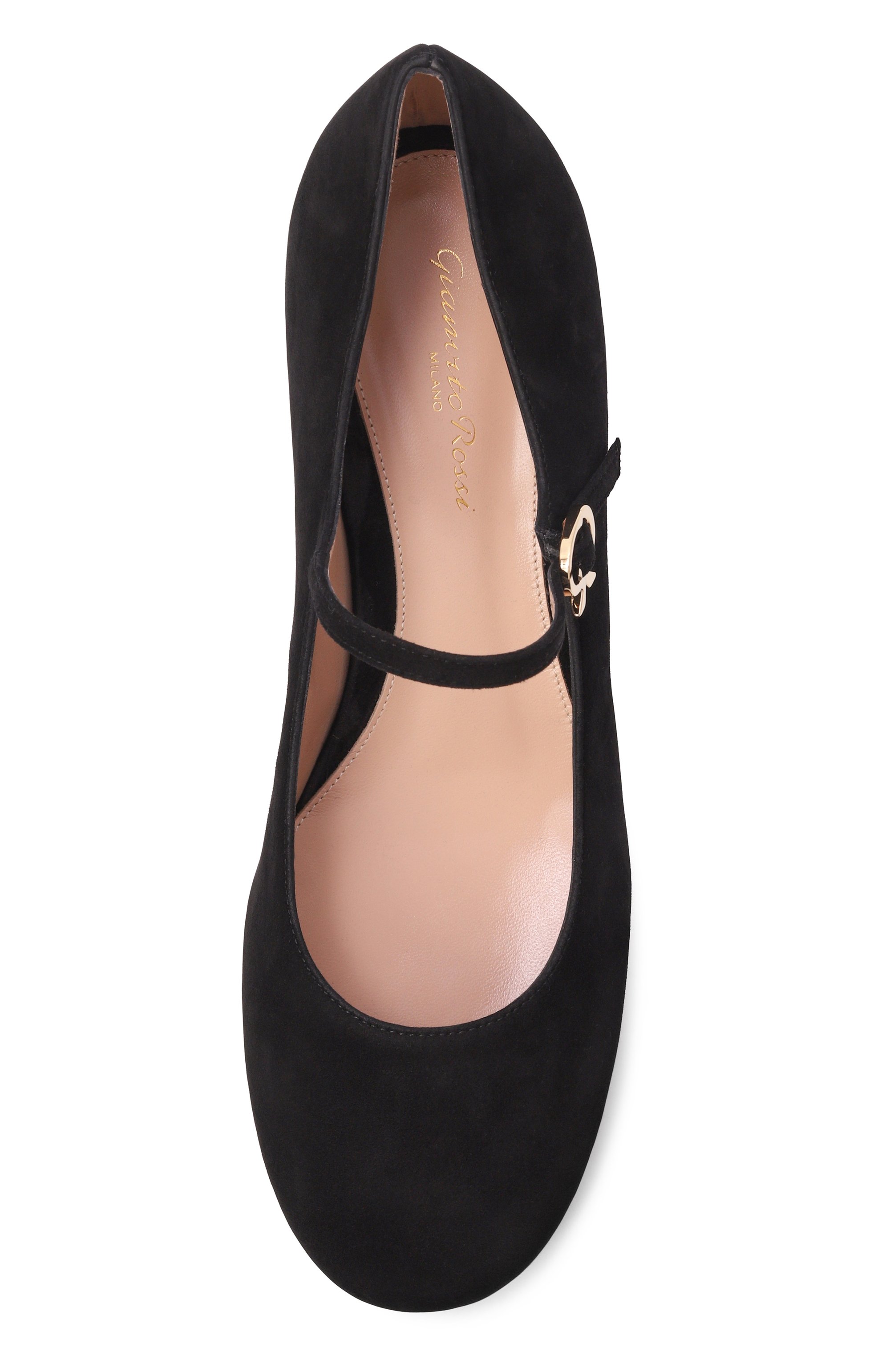 Замшевые туфли mary ribbon 45 GIANVITO ROSSI, арт. G22358.45RIC.CAMNER0, фото 6
