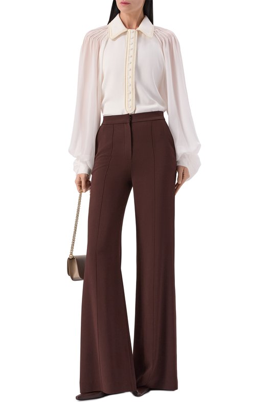 Брюки Elie Saab P0005NF25CD023 Коричневый  P0005NF25CD023 Фото 2